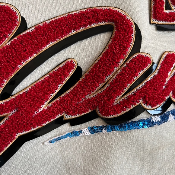 DOLCE & GABBANA Woman’s Year of the Pig Sequined-Sleeves Sweater Multicolored 46 - Picture 11 of 14